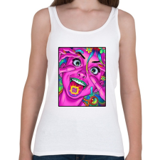 PRINTFASHION A szem a lélek tükre. - Női atléta - Fehér női trikó