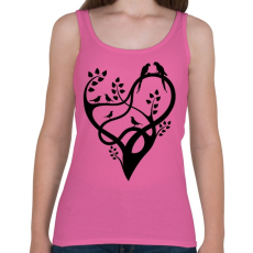 PRINTFASHION A szeretet fája - Női atléta - Rózsaszín