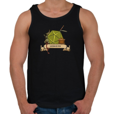 PRINTFASHION A szerzetes - Férfi atléta - Fekete atléta, trikó