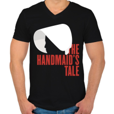 PRINTFASHION A szolgálólány meséje - Férfi V-nyakú póló - Fekete férfi póló
