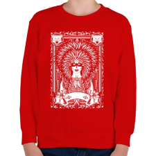 PRINTFASHION A szüzek törzse - Gyerek pulóver - Piros gyerek pulóver, kardigán