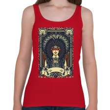 PRINTFASHION A szüzek törzse - Női atléta - Cseresznyepiros női trikó