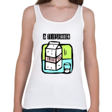 PRINTFASHION A TEJESEMBER1 - Női atléta - Fehér