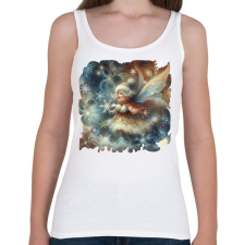 PRINTFASHION A tél tündére - Női atléta - Fehér női trikó