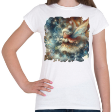 PRINTFASHION A tél tündére - Női póló - Fehér