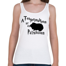 PRINTFASHION A Tengerimalacom az én Patrónusom - Női atléta - Fehér