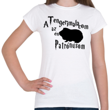 PRINTFASHION A Tengerimalacom az én Patrónusom - Női póló - Fehér női póló