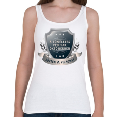 PRINTFASHION A tökéletes férfiak október - Női atléta - Fehér