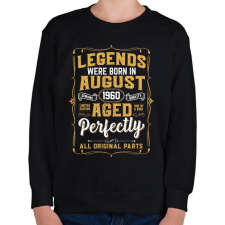 PRINTFASHION A tökéletes legendák augusztusban születtek - Gyerek pulóver - Fekete gyerek pulóver, kardigán