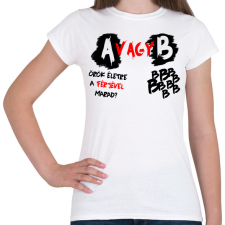 PRINTFASHION A vagy B Feleség - Női póló - Fehér női póló