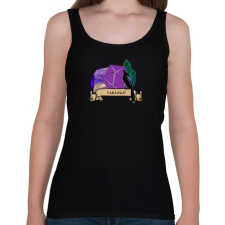 PRINTFASHION A varázsló - Női atléta - Fekete női trikó