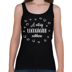 PRINTFASHION A világ legdrágább vekkere - Női atléta - Fekete