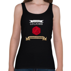 PRINTFASHION A Világ Legjobb Szerepjátékosa - Női atléta - Fekete