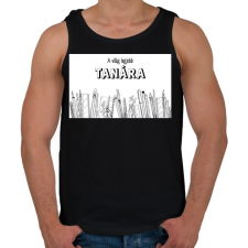 PRINTFASHION A világ legjobb tanára - Ceruzákkal - Férfi atléta - Fekete atléta, trikó