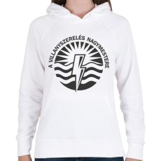 PRINTFASHION A villanyszerelés nagymestere - Női kapucnis pulóver - Fehér