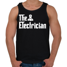 PRINTFASHION A Villanyszerelő - Férfi atléta - Fekete