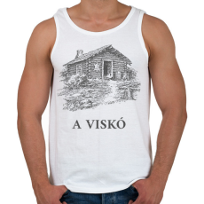 PRINTFASHION A viskó - Férfi atléta - Fehér