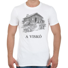 PRINTFASHION A viskó - Férfi póló - Fehér