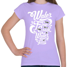 PRINTFASHION A víz a barátom - Női póló - Viola női póló