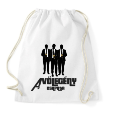 PRINTFASHION A VŐLEGÉNY CSAPATA - Sportzsák, Tornazsák - Fehér tornazsák