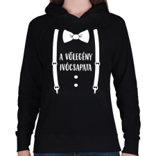 PRINTFASHION A vőlegény ivócsapata - Női kapucnis pulóver - Fekete női pulóver, kardigán