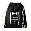 PRINTFASHION A vőlegény ivócsapata - Sportzsák, Tornazsák - Fekete
