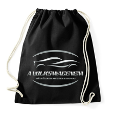 PRINTFASHION A Volkswagenem nélkül - Sportzsák, Tornazsák - Fekete tornazsák