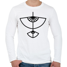 PRINTFASHION Aang avatar - Férfi hosszú ujjú póló - Fehér