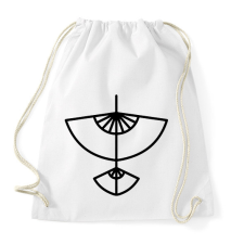 PRINTFASHION Aang avatar - Sportzsák, Tornazsák - Fehér tornazsák