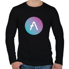 PRINTFASHION AAVE Logo - Férfi hosszú ujjú póló - Fekete