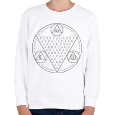 PRINTFASHION Abracadabra - Gyerek pulóver - Fehér gyerek pulóver, kardigán
