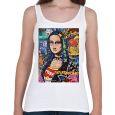 PRINTFASHION Absztrakt Mona - Női atléta - Fehér