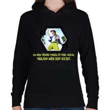 PRINTFASHION Ace Ventura - Női kapucnis pulóver - Fekete női pulóver, kardigán