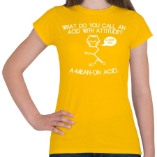 PRINTFASHION ACID - Női póló - Sárga női póló