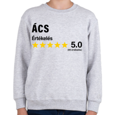 PRINTFASHION Ács Értékelés ***** 5.0 (69 értékelés) - Gyerek pulóver - Sport szürke