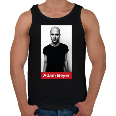 PRINTFASHION Adam Beyer - Férfi atléta - Fekete