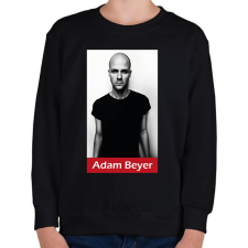 PRINTFASHION Adam Beyer - Gyerek pulóver - Fekete gyerek pulóver, kardigán