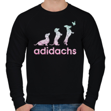 PRINTFASHION Adidachs #3 - Férfi pulóver - Fekete
