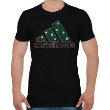 PRINTFASHION adidas christmas - Férfi póló - Fekete férfi póló