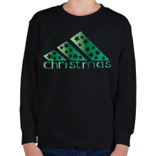 PRINTFASHION adidas márkaparódia - Gyerek pulóver - Fekete gyerek pulóver, kardigán