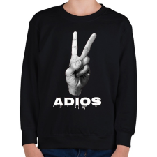 PRINTFASHION ADIOS - Gyerek pulóver - Fekete gyerek pulóver, kardigán
