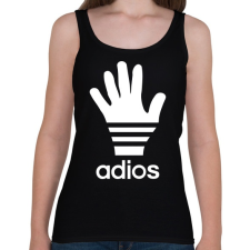 PRINTFASHION Adios - Női atléta - Fekete női trikó