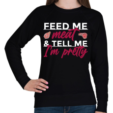PRINTFASHION Adj húst - Női pulóver - Fekete