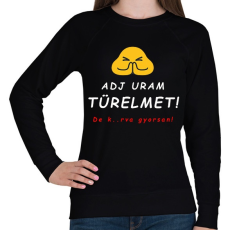 PRINTFASHION adj uram türelmet - Női pulóver - Fekete