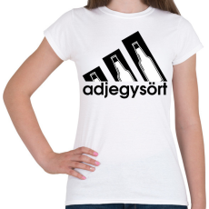 PRINTFASHION adjegysört márkaparódia - Női póló - Fehér