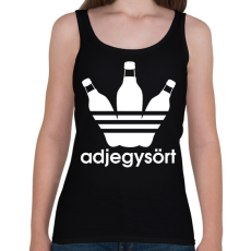 PRINTFASHION Adjegysört - Női atléta - Fekete