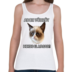 PRINTFASHION Adok vödröt! - Női atléta - Fehér