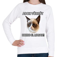 PRINTFASHION Adok vödröt! - Női pulóver - Fehér női pulóver, kardigán