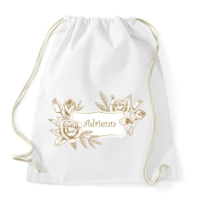 PRINTFASHION Adrienn - Sportzsák, Tornazsák - Fehér tornazsák