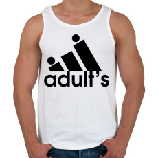 PRINTFASHION adult's - Férfi atléta - Fehér